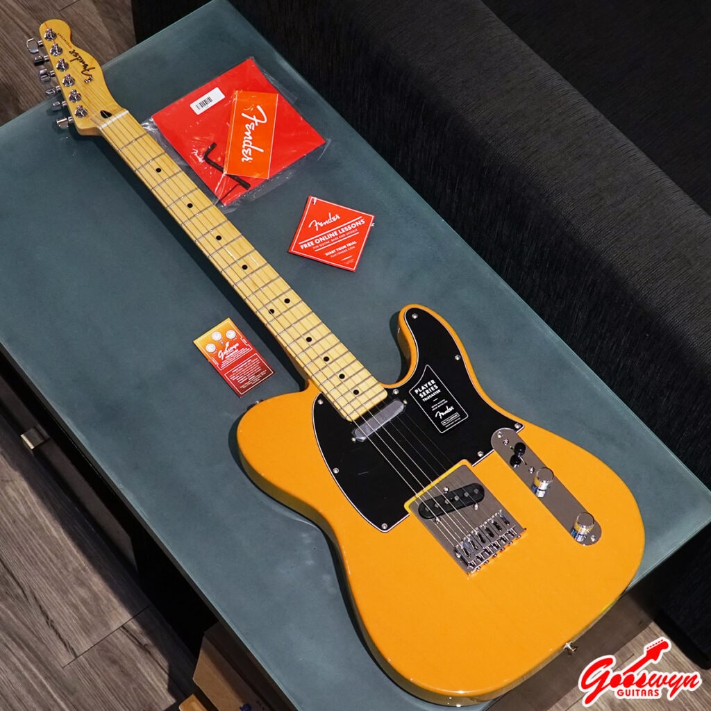 Fender Player Telecaster Butterscotch Blonde Maple Gooswyn Guitar