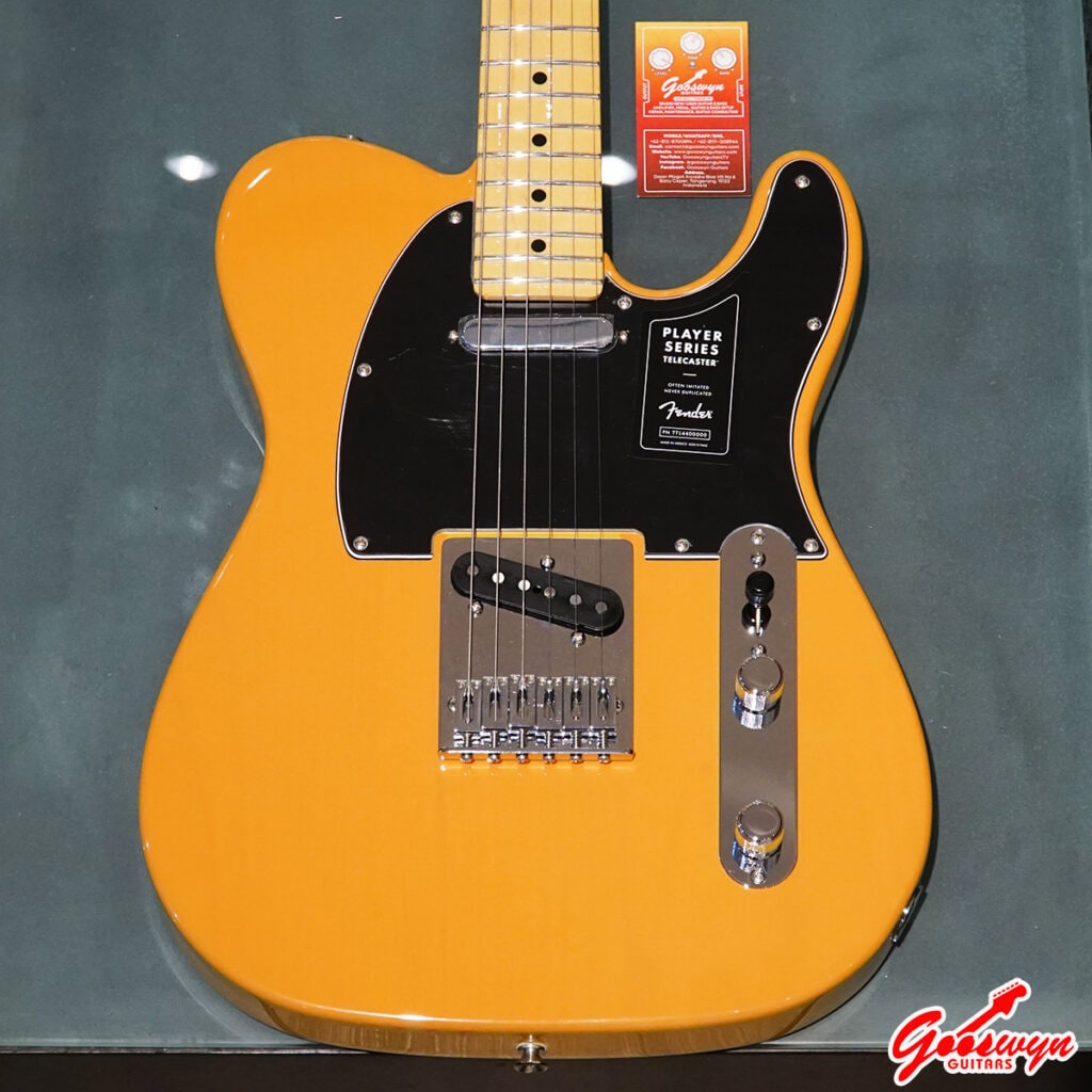 Fender Player Telecaster Butterscotch Blonde Maple Gooswyn Guitar