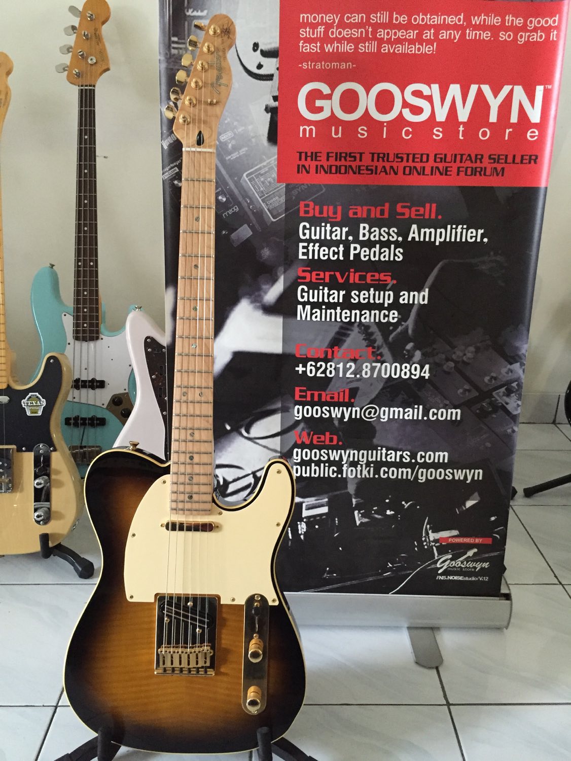 Sold !! ** 1999 Fender Japan Exclusive Tlr-rk Richie Kotzen Telecaster  (mint !!) – Gooswyn Guitar