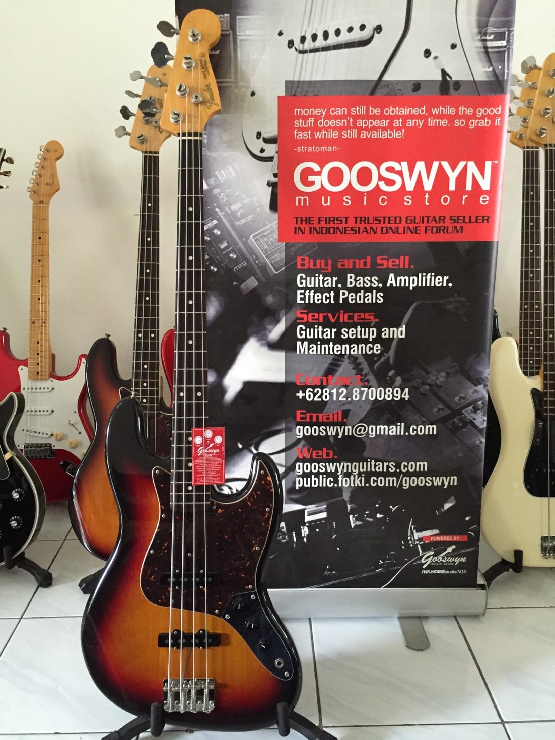 Sold !! ** 2004 Fender Japan Jb62-us Reissue 62 Jazz Bass Us