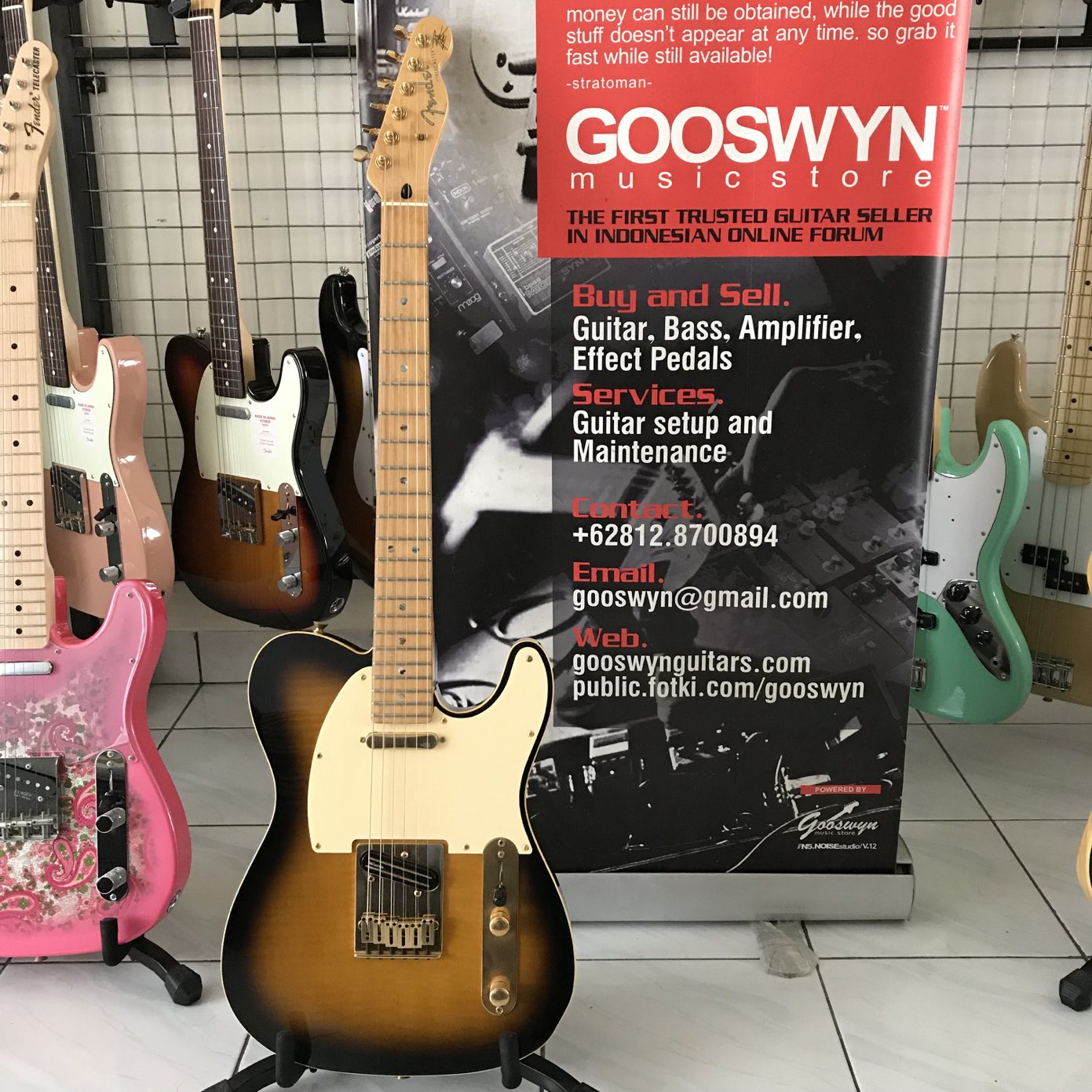 Sold !! ** Used 2004 Fender Japan Exclusive Tlr-rk Richie Kotzen