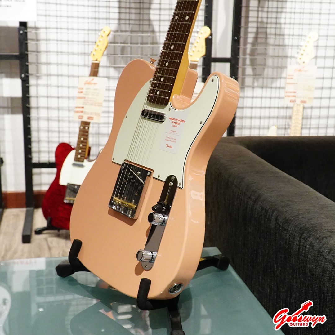 Fender Japan Hybrid '60s Telecaster – Flamingo Pink – Gooswyn Guitar