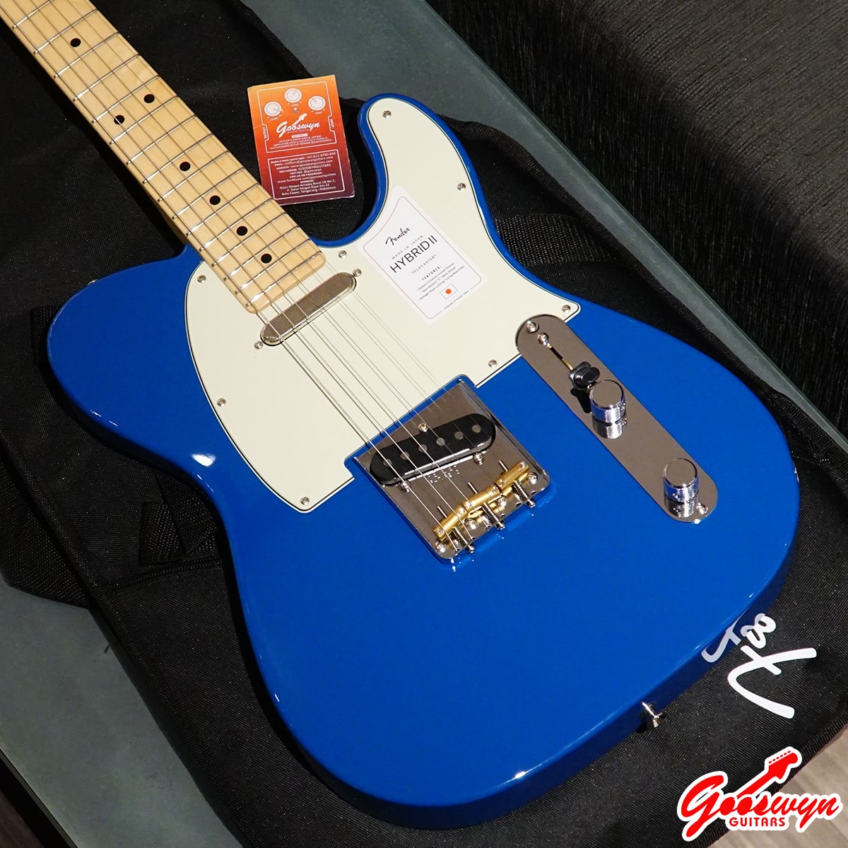 Fender Japan Hybrid Ii Telecaster – Forest Blue – Maple – Gooswyn 