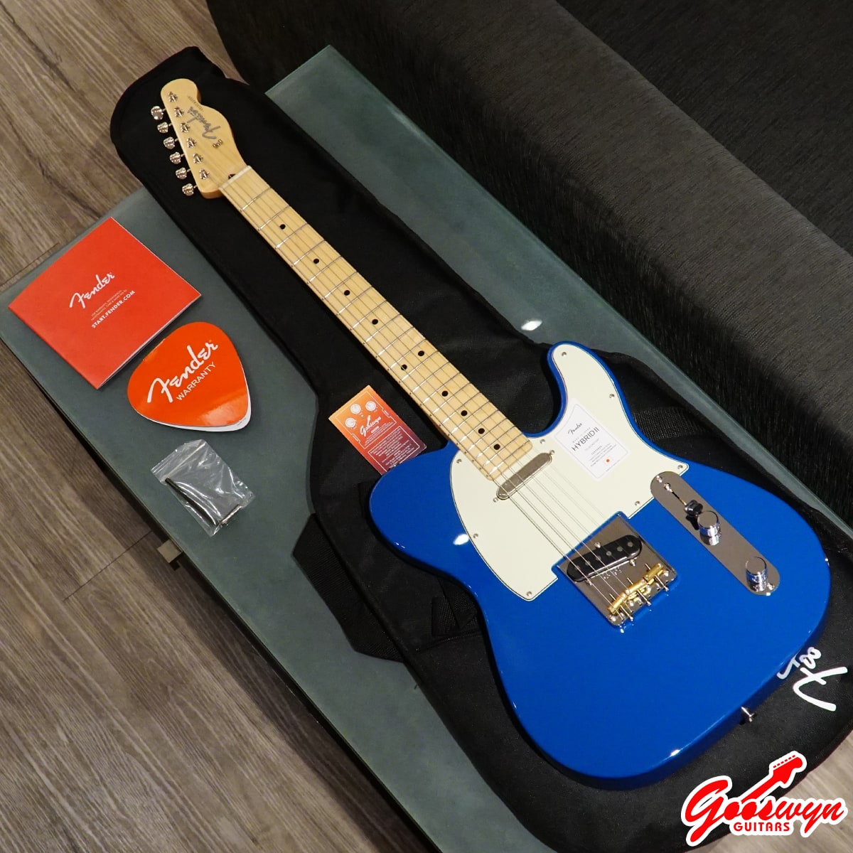 Fender Japan Hybrid Ii Telecaster – Forest Blue – Maple – Gooswyn 