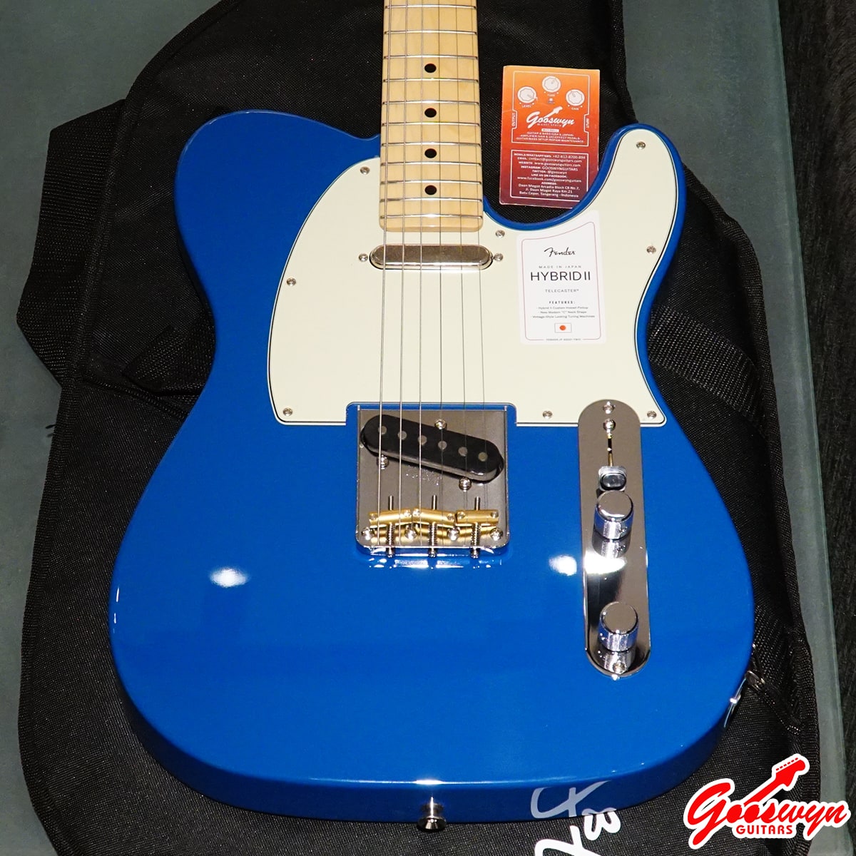Fender Japan Hybrid Ii Telecaster – Forest Blue – Maple – Gooswyn 