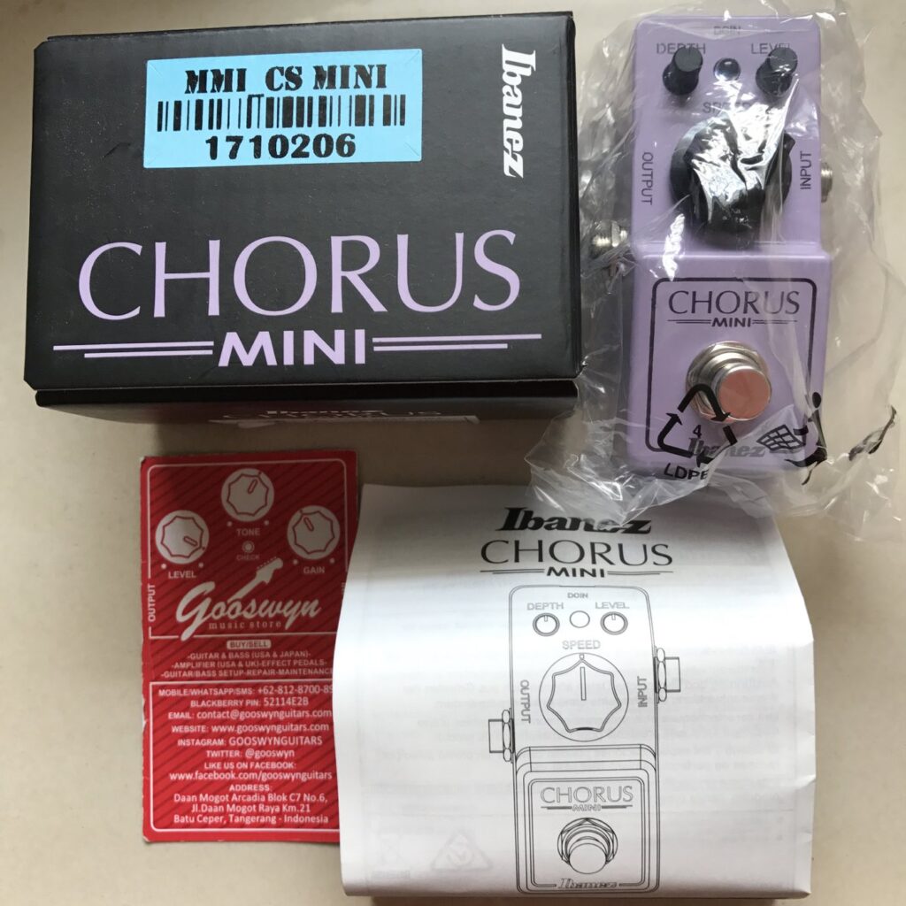Ibanez CSMINI Chorus | Pedal de efectos | Salão Musical