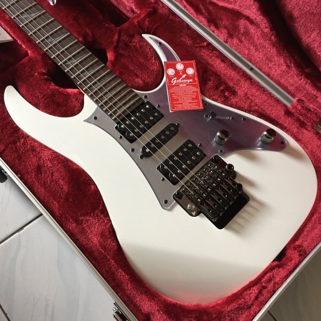 No Stock !! ** Ibanez Prestige Japan Rg2550z Wpm White Pearl