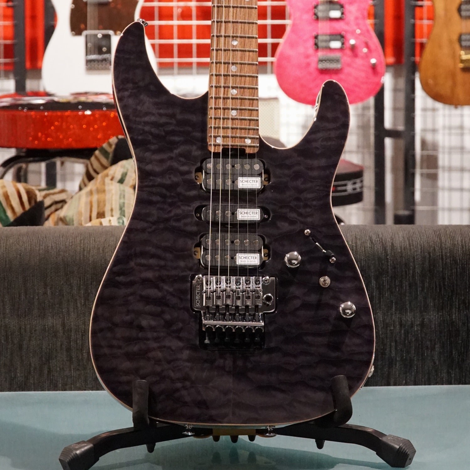 Schecter Japan Nv3-24-al – See Thru Black – Gooswyn Guitar