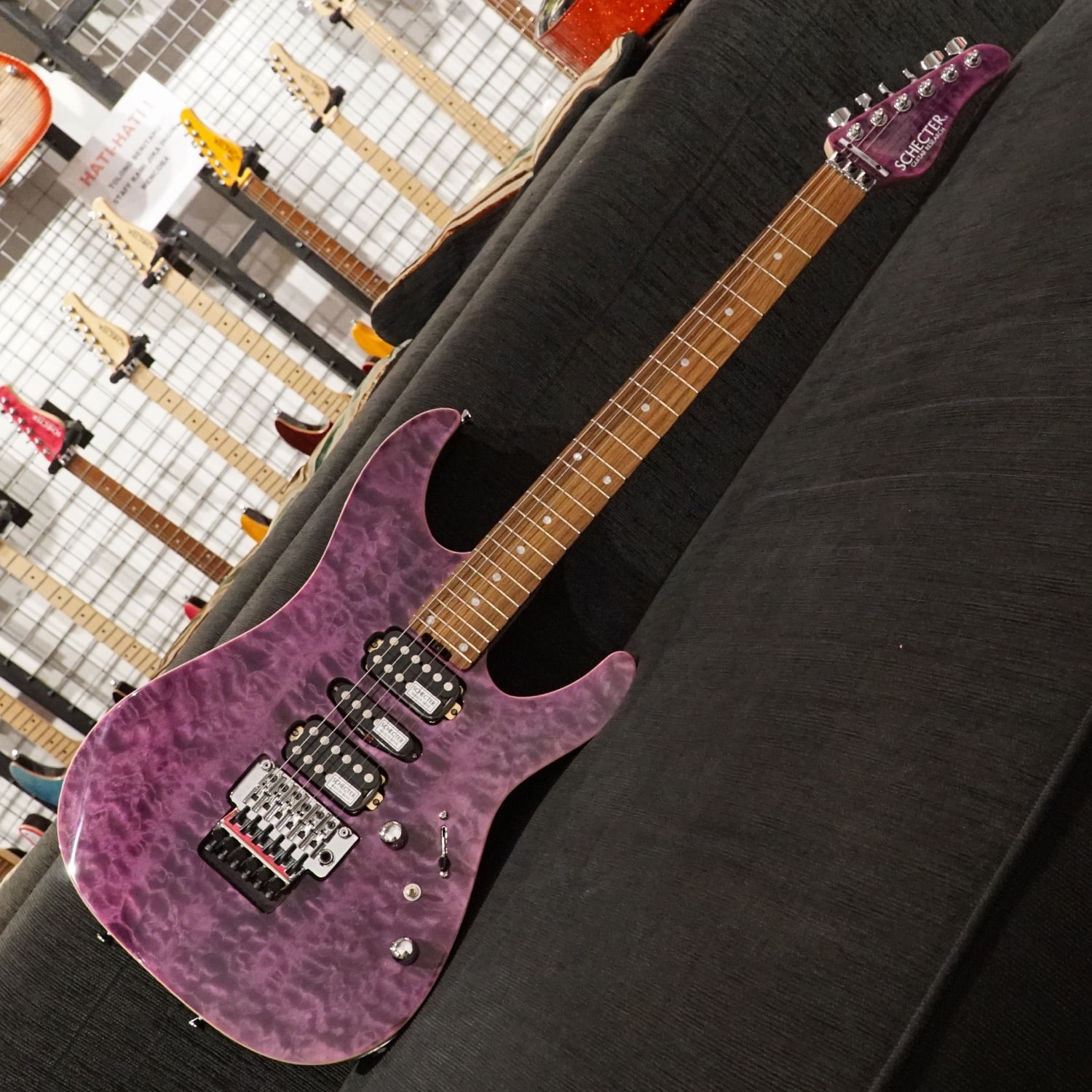 Schecter Japan Nv3-24-al – See Thru Purple – Gooswyn Guitar