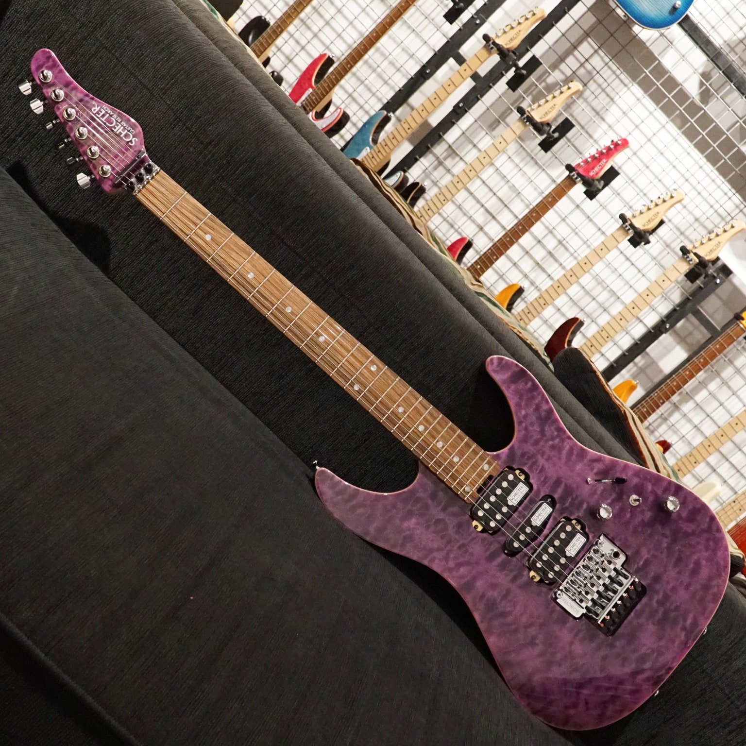 Schecter Japan Nv3-24-al – See Thru Purple – Gooswyn Guitar