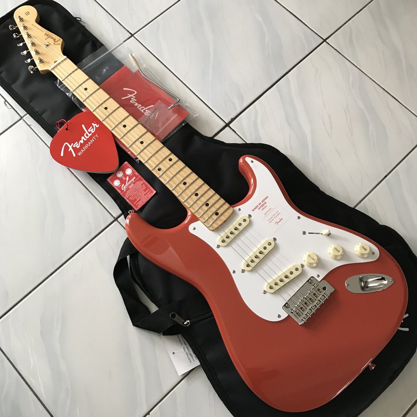 Fender Japan Hybrid '50s Stratocaster – Fiesta Red – Gooswyn Guitar