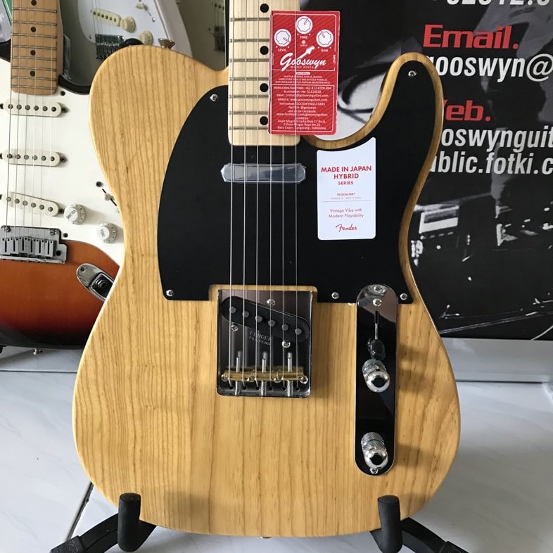 No Stock !! ** Fender Japan Hybrid '50s Telecaster Vintage Natural