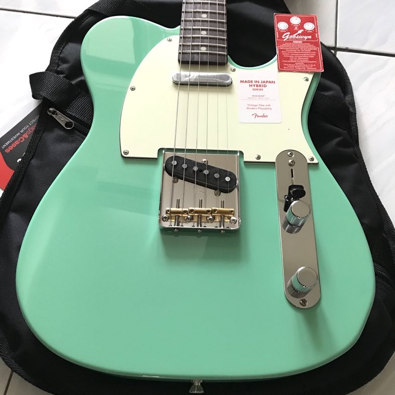 No Stock !! ** Fender Japan Hybrid '60s Telecaster Surf Green ...