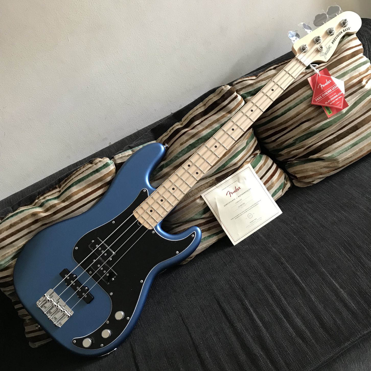 Fender Usa American Performer Precision Bass Satin – Lake Placid