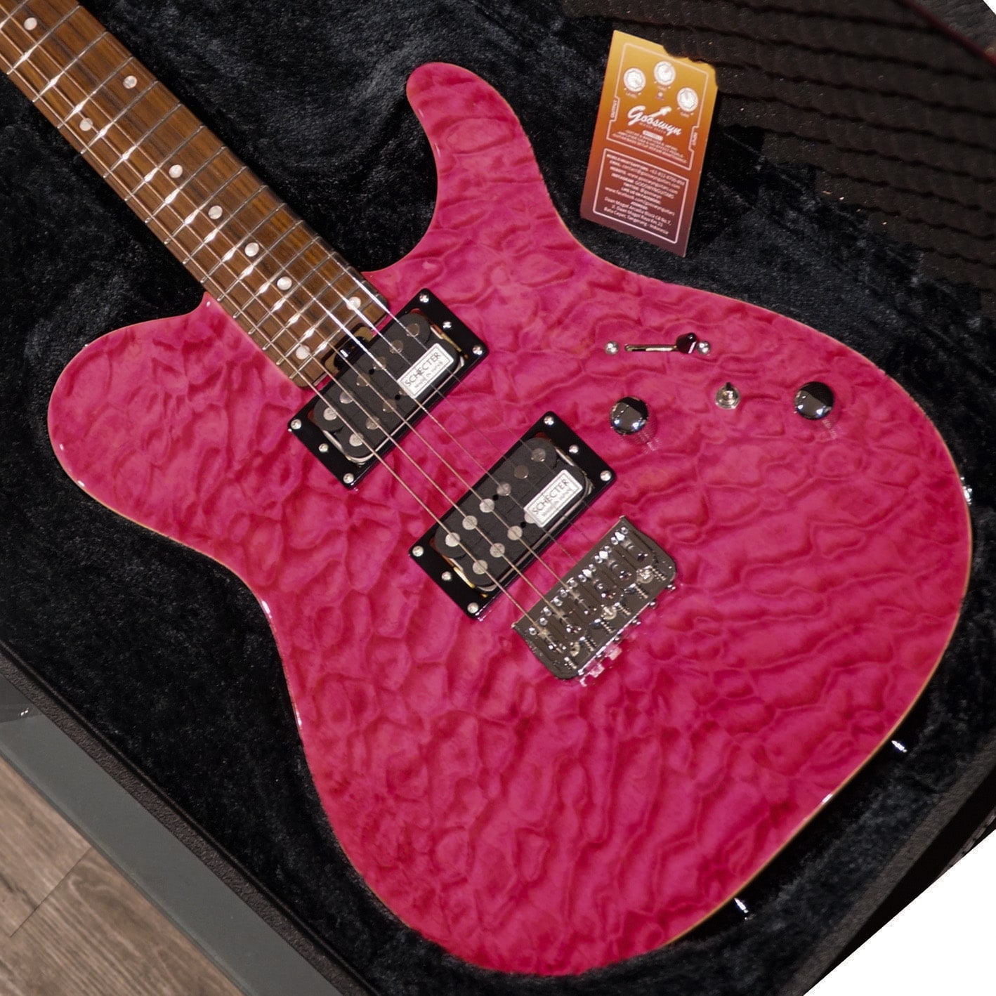 Schecter Japan Kr-24-2h-fxd – Pink – Gooswyn Guitar