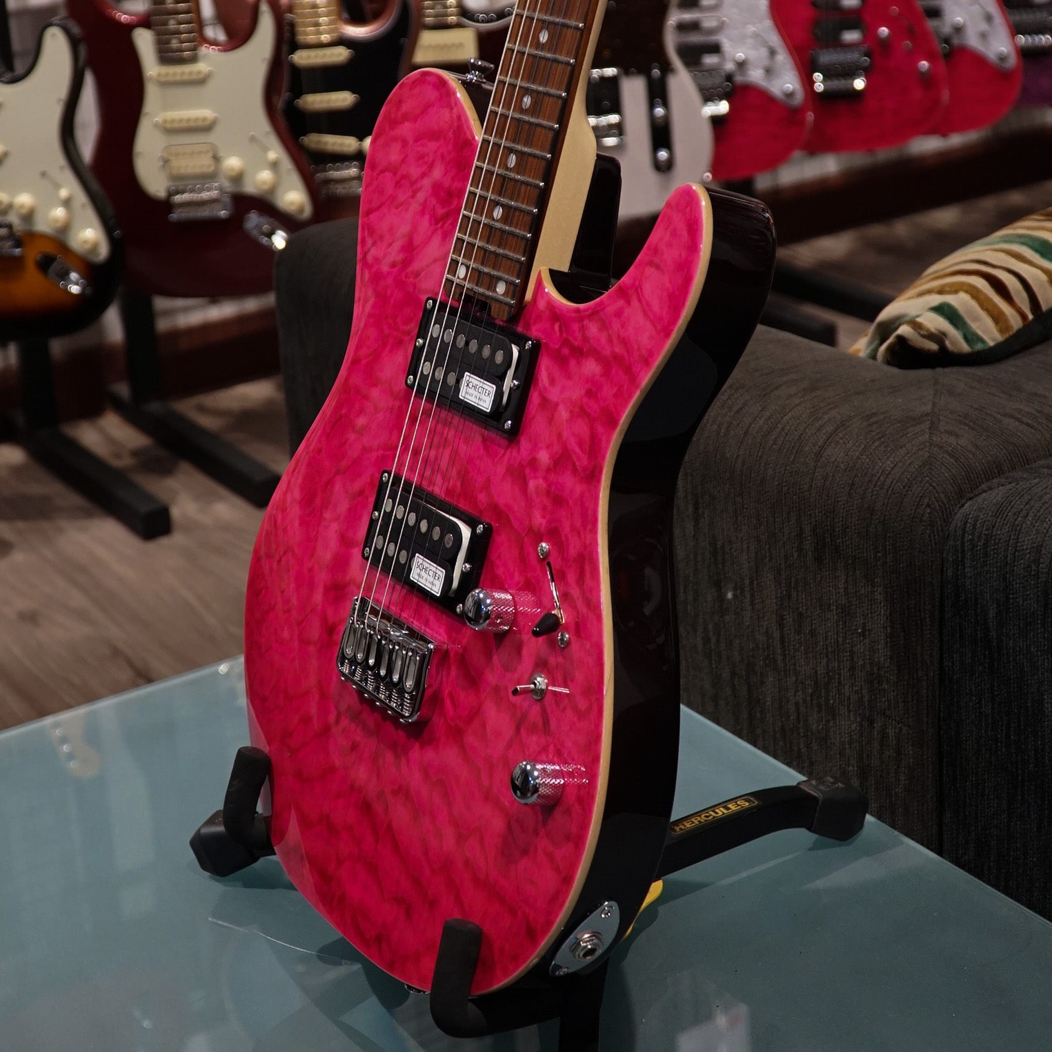 Schecter Japan Kr-24-2h-fxd – Pink – Gooswyn Guitar