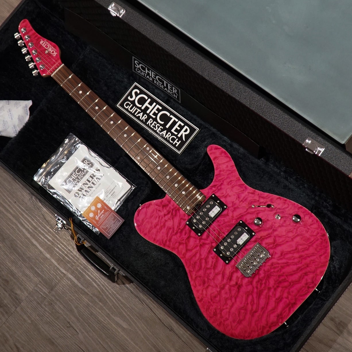 Schecter Japan Kr-24-2h-fxd – Pink – Gooswyn Guitar