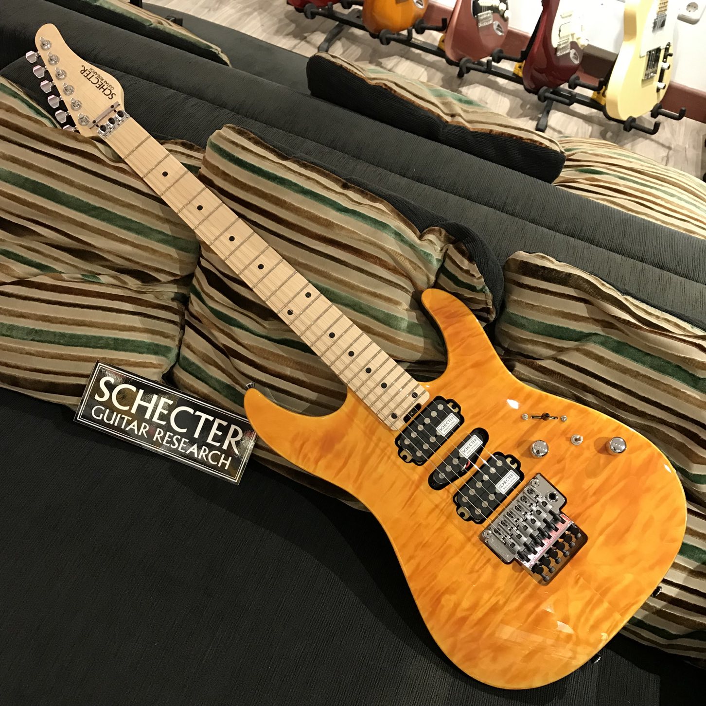 Schecter Japan Nv3-24-al Maple – Amber – Gooswyn Guitar