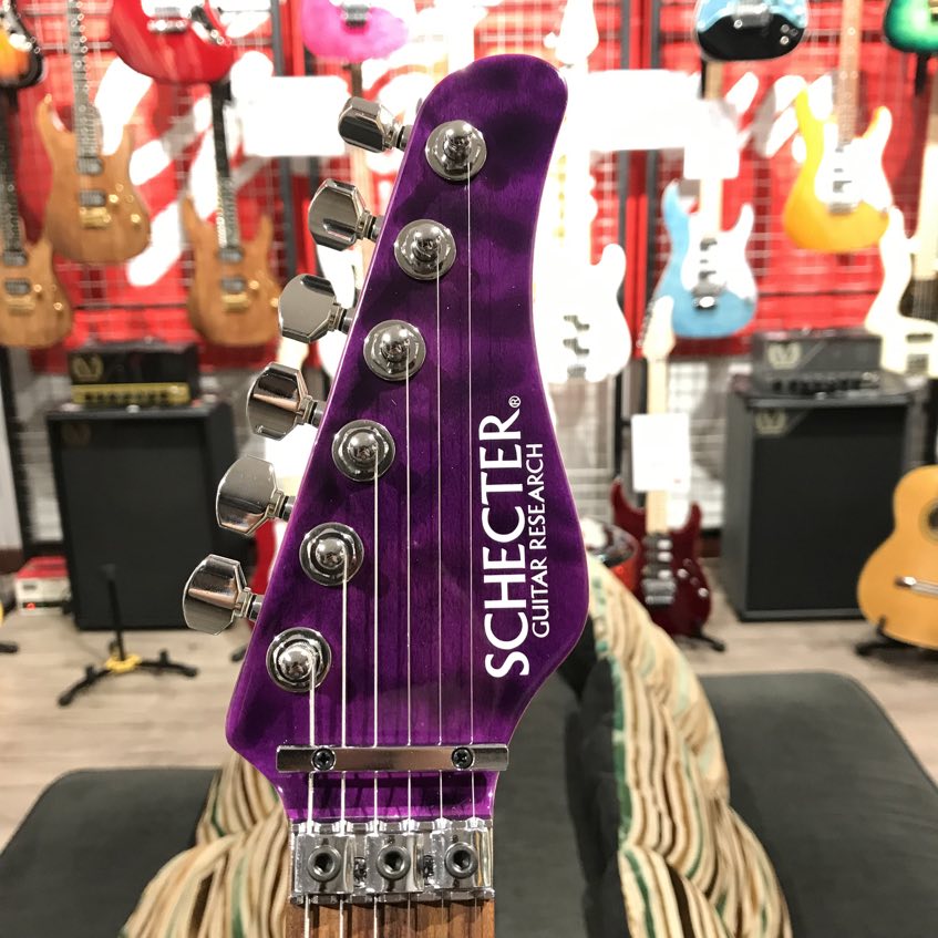 Schecter Japan Pa-aag-x Stpr – See Thru Purple – Gooswyn Guitar