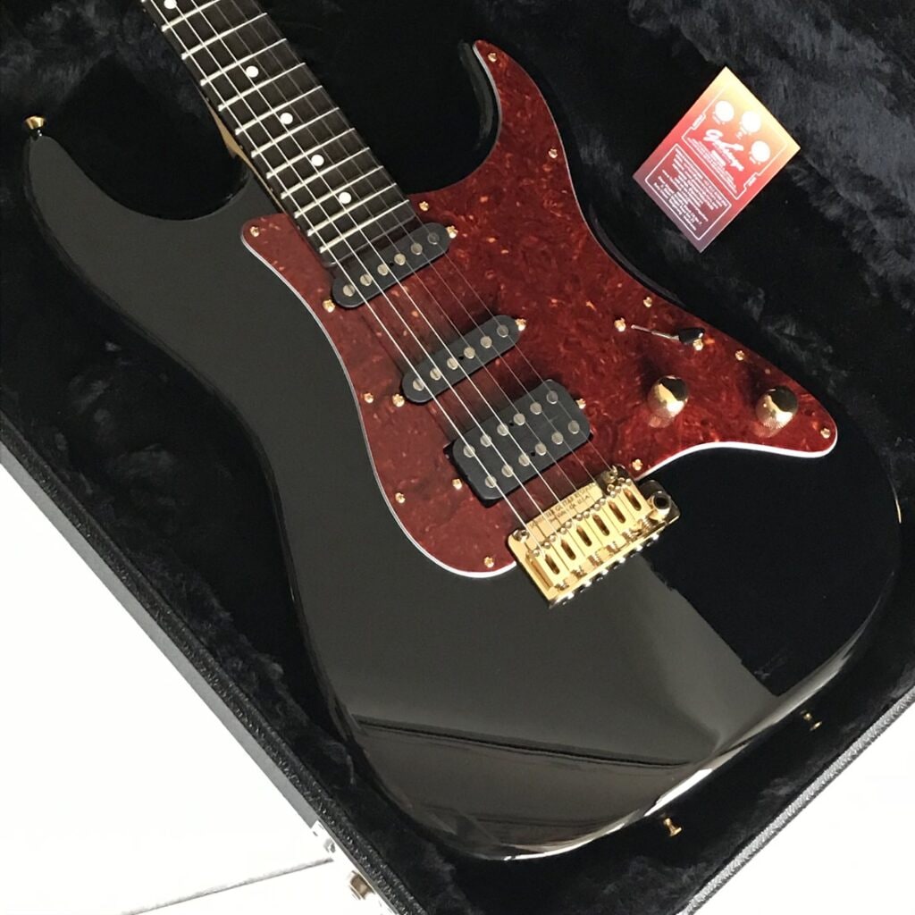 Schecter Usa Custom Shop Traditional Hss – Black Gloss Gold Hardware ...