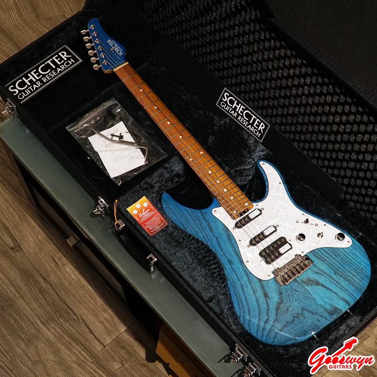 Schecter Japan Bh1-std-24- Indigo Blue - Pau Ferro