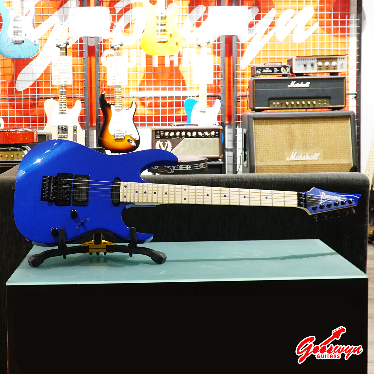 Ibanez Genesis Japan RG565 LB Laser Blue – Gooswyn Guitar