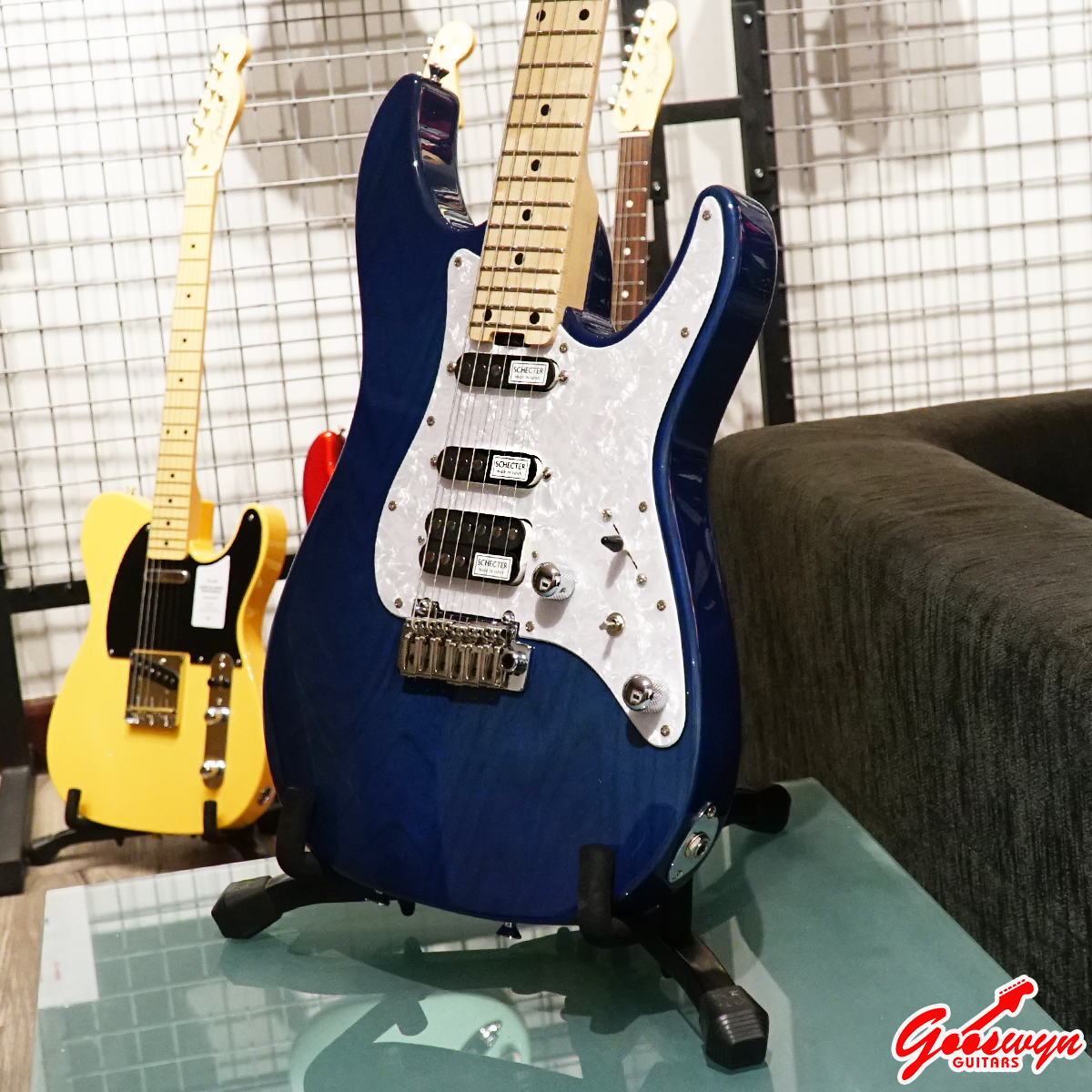 Schecter Japan BH1-STD-24 – Deep Blue – Maple – Gooswyn Guitar