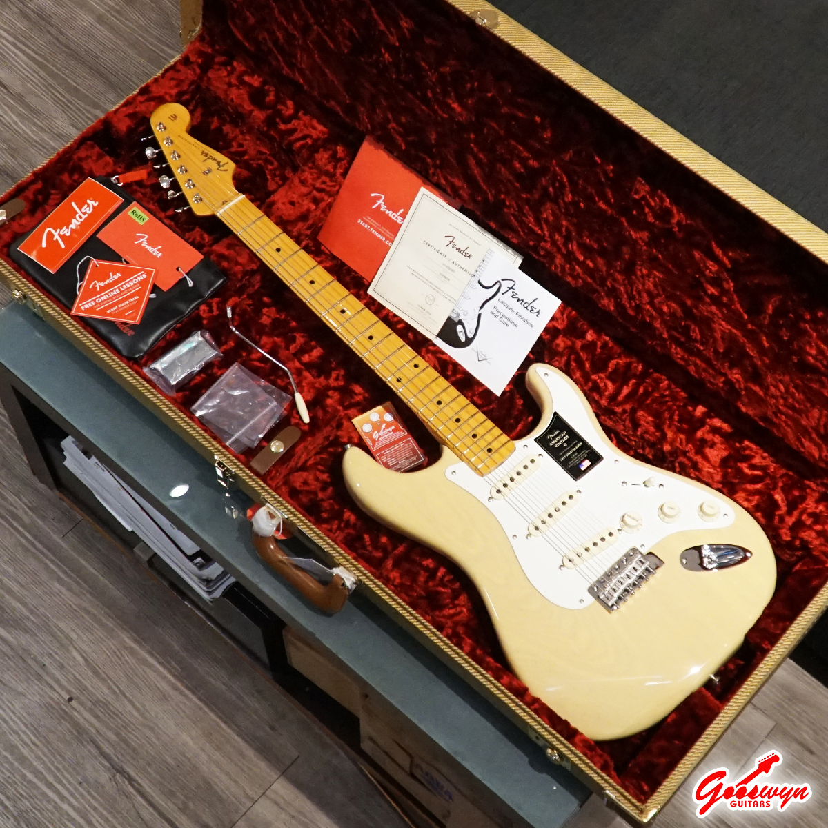 Fender American Vintage II 1957 Stratocaster Blonde – Gooswyn Guitar