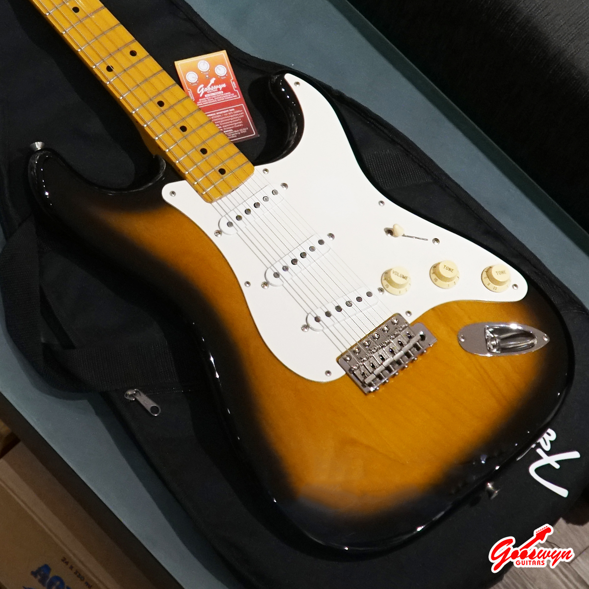 日本購入D042T108● Fender Japan ST57-TX/ALG フェンダー ジャパン フェンダー