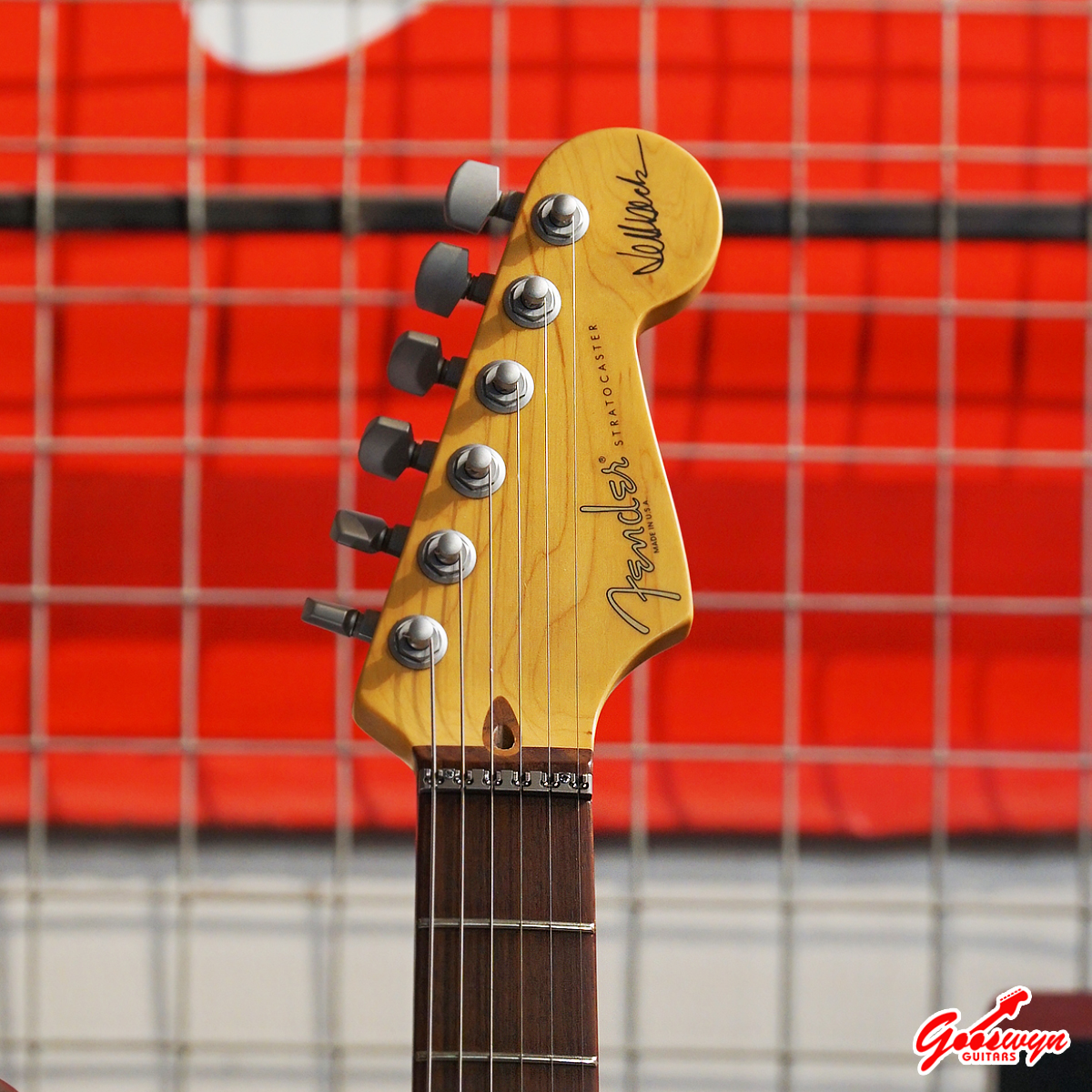 USED 2001 Fender Jeff Beck Signature Stratocaster – Surf Green 130726 3A
