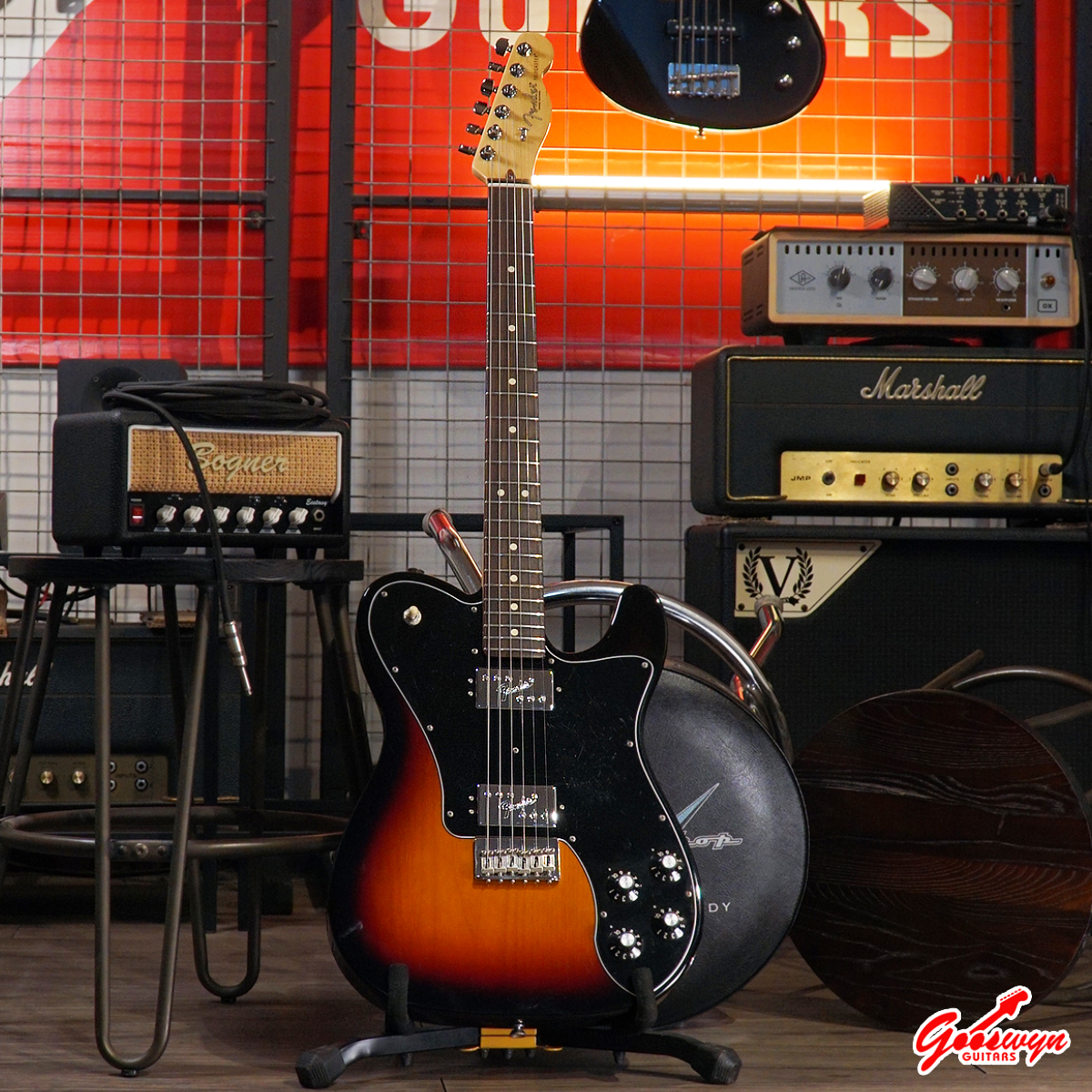 USED 2019 Fender American Professional Telecaster Deluxe HH Sunburst Rosewood Fingerboard 130726 1B