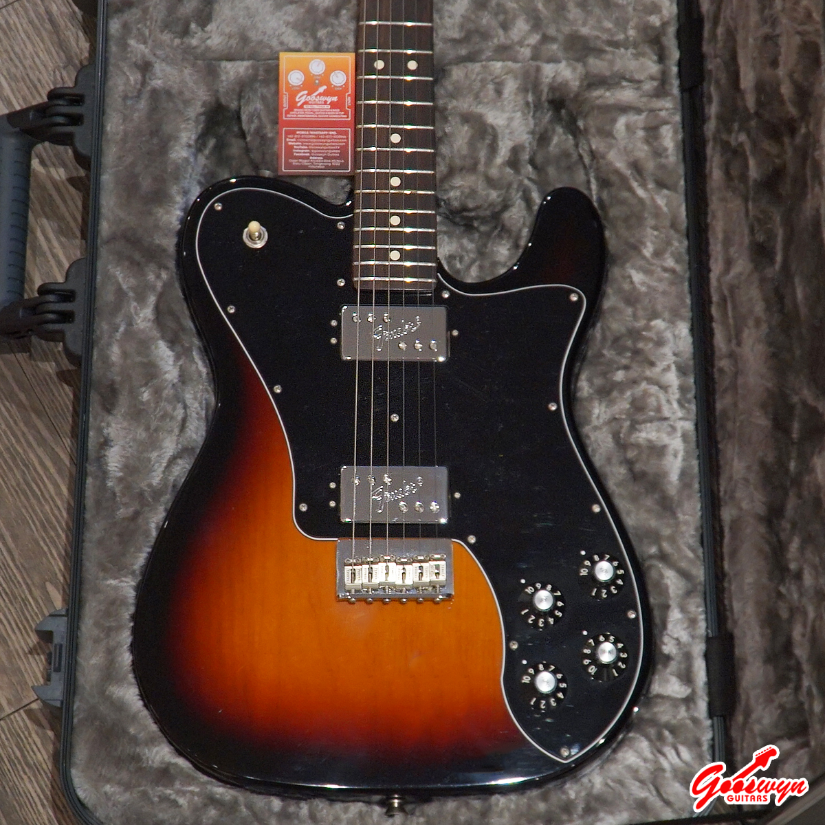 USED 2019 Fender American Professional Telecaster Deluxe HH Sunburst Rosewood Fingerboard 130726 2B