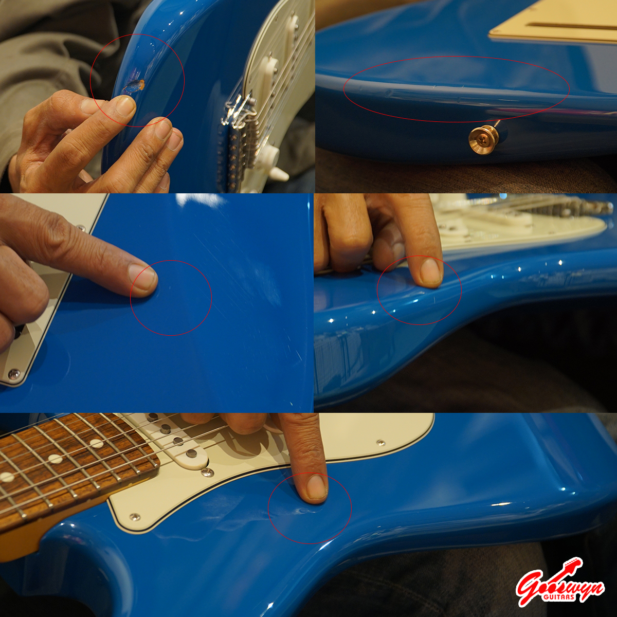 USED 2021 Fender Japan Hybrid II Stratocaster Forest Blue Rosewood Fingerboard 130726 6A