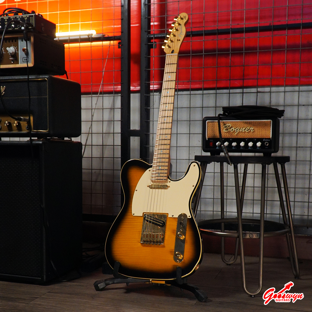 USED 2012 Fender Japan Exclusive Richie Kotzen Telecaster TLR-RK Brown Sunburst 160726 1B