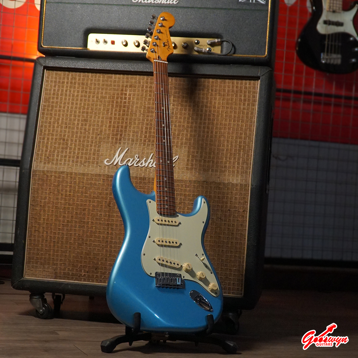 USED 2022 Fender Player Plus Stratocaster Opal Spark – Maple Fingerboard 160726 1B
