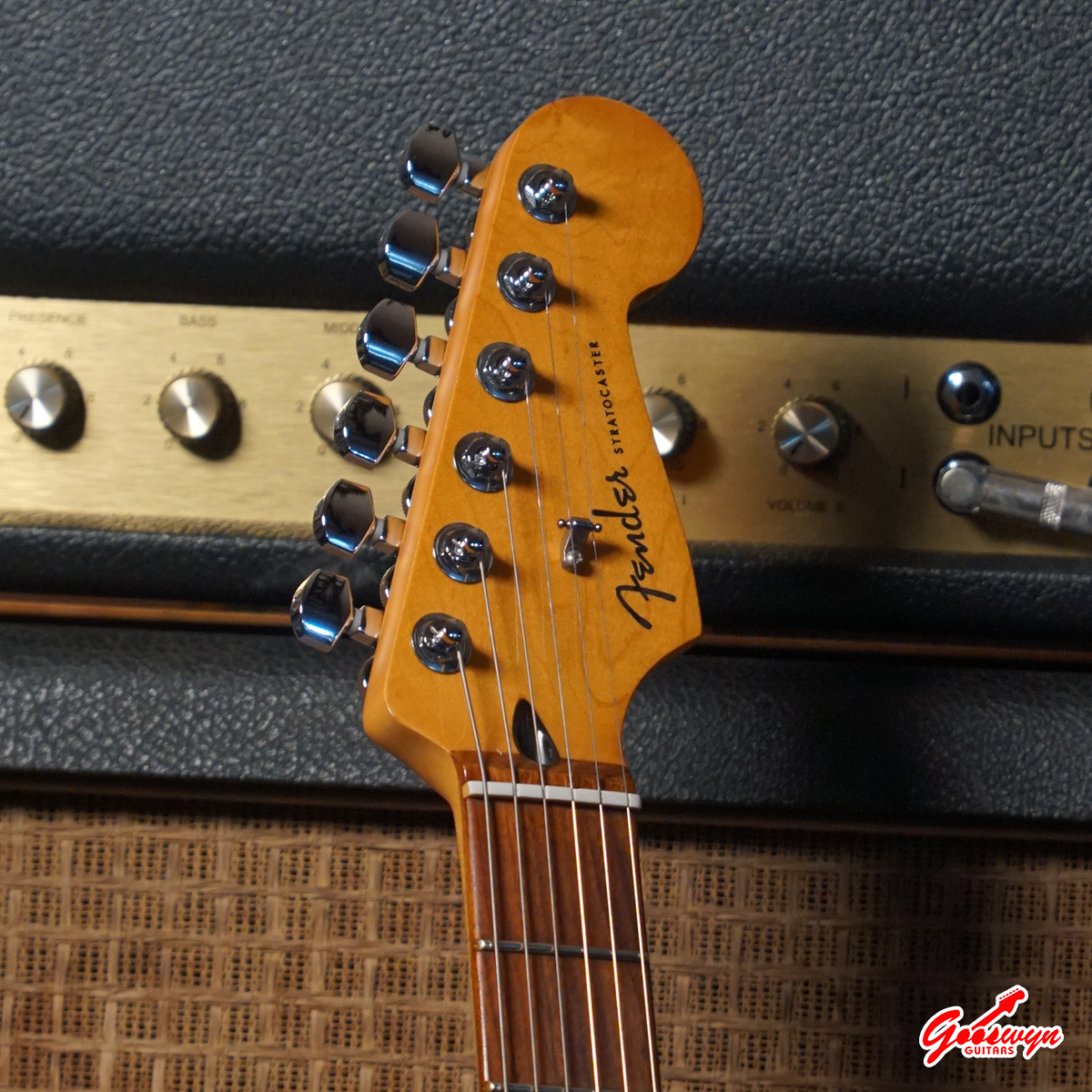 USED 2022 Fender Player Plus Stratocaster Opal Spark – Maple Fingerboard 160726 3A