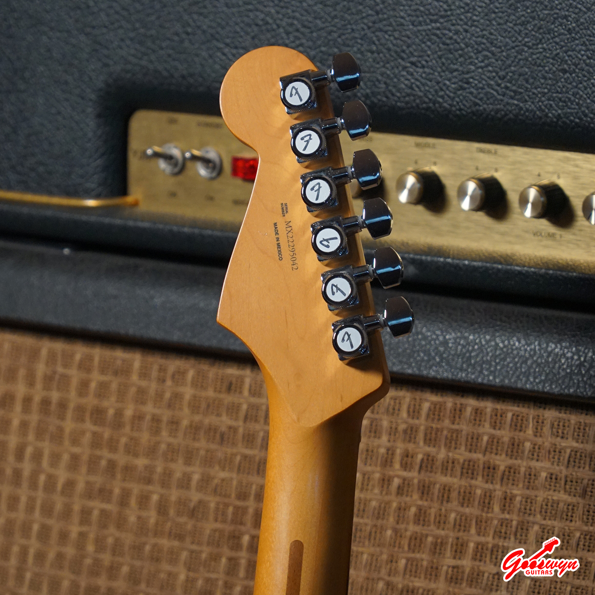 USED 2022 Fender Player Plus Stratocaster Opal Spark – Maple Fingerboard 160726 3B