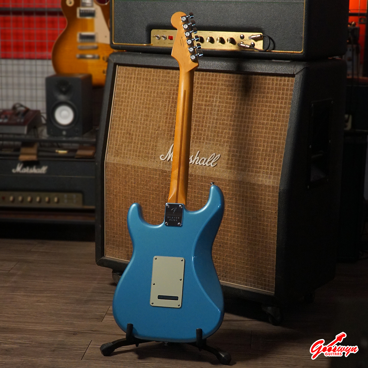 USED 2022 Fender Player Plus Stratocaster Opal Spark – Maple Fingerboard 160726 4A