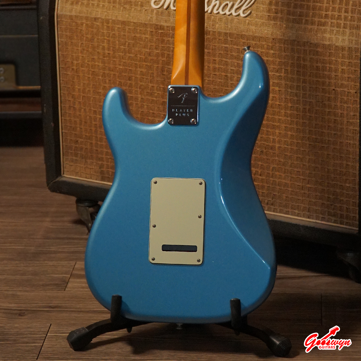 USED 2022 Fender Player Plus Stratocaster Opal Spark – Maple Fingerboard 160726 4B