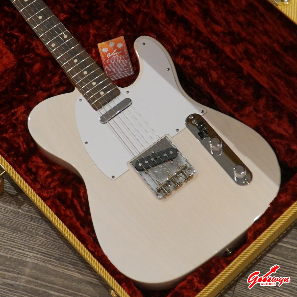 USED 2019 Fender Jimmy Page Mirror Telecaster White Blonde 210826 1A