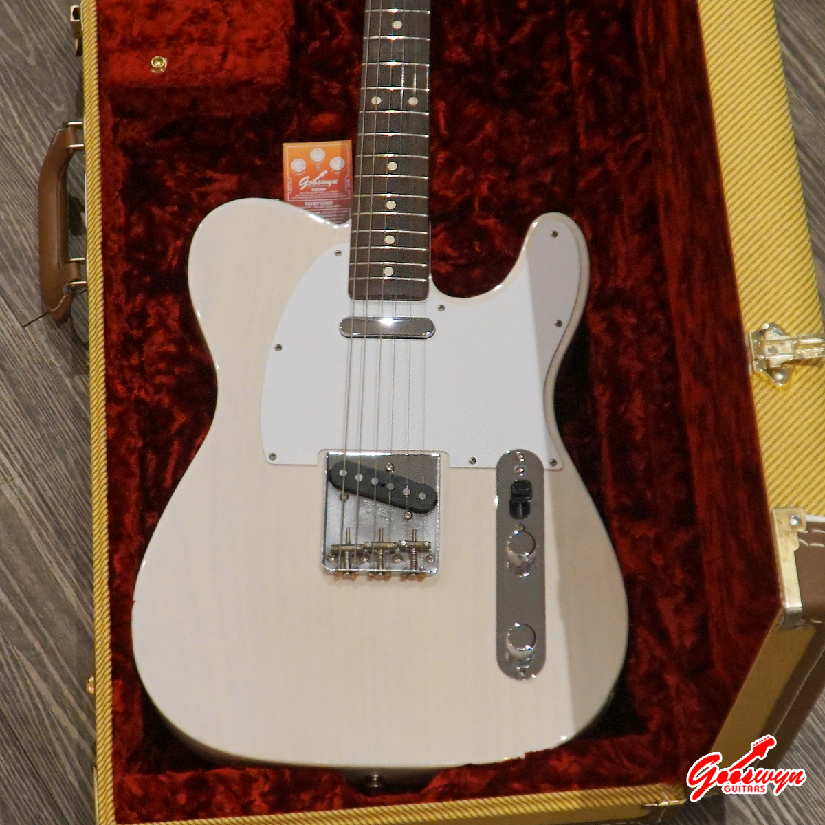 USED 2019 Fender Jimmy Page Mirror Telecaster White Blonde 210826 2B