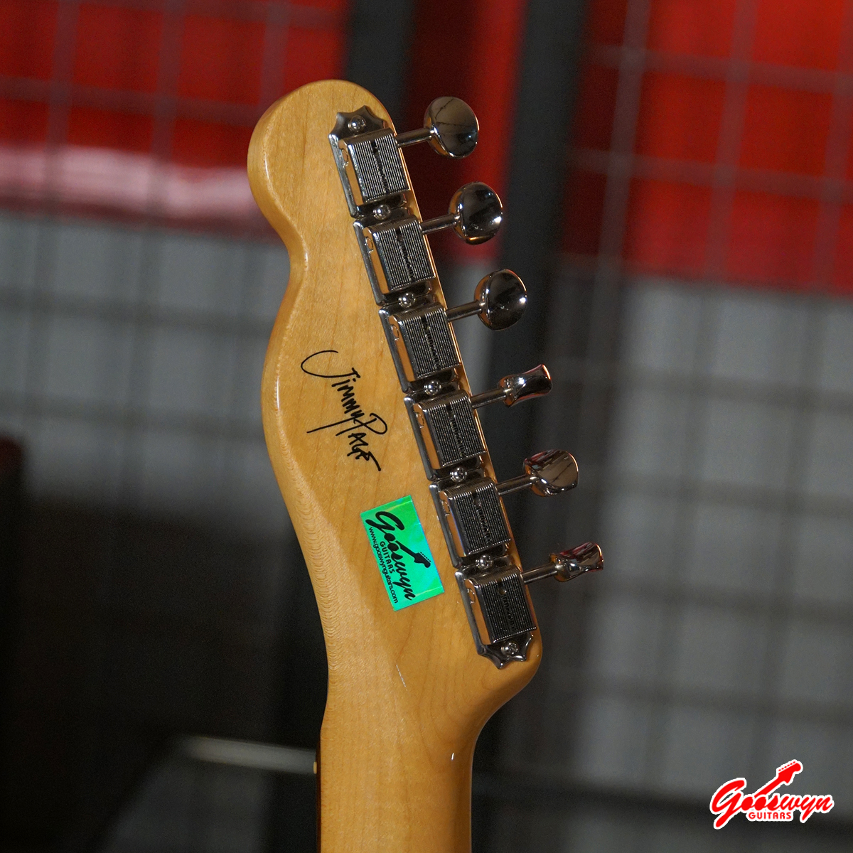 USED 2019 Fender Jimmy Page Mirror Telecaster White Blonde 210826 3B