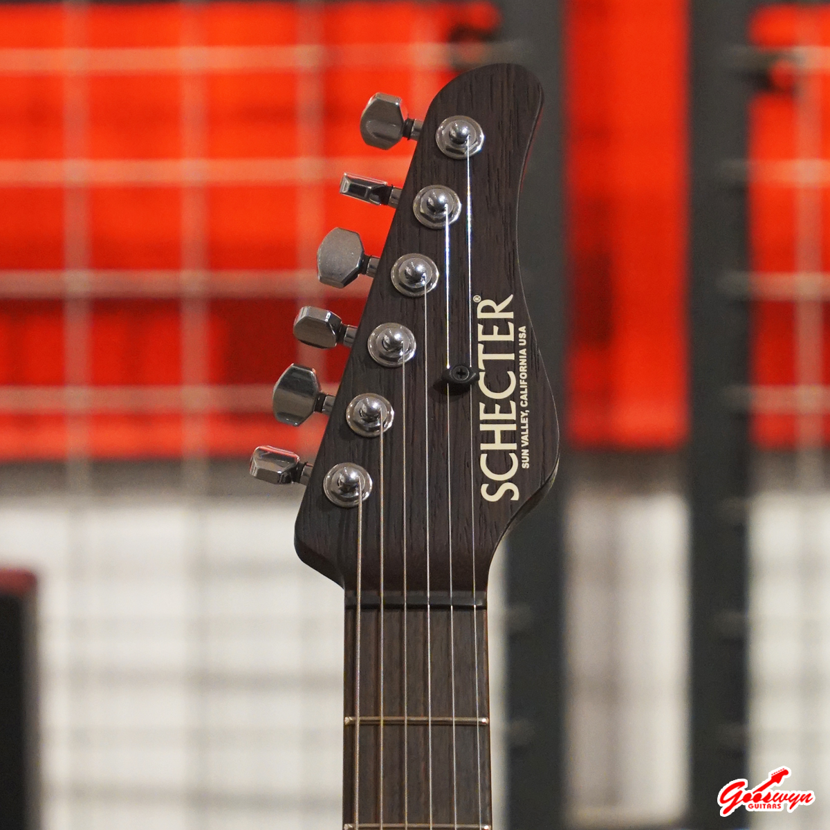 BRAND NEW Schecter USA Custom Shop Limited Edition Nick Johnston Traditional HSS Wembley Atomic Saffron 241026 3A