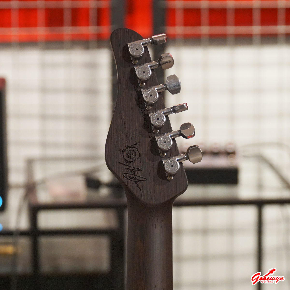BRAND NEW Schecter USA Custom Shop Limited Edition Nick Johnston Traditional HSS Wembley Atomic Saffron 241026 3B